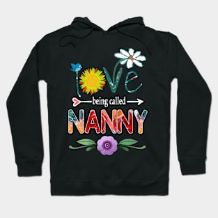 nanny i love being called nanny Hoodie